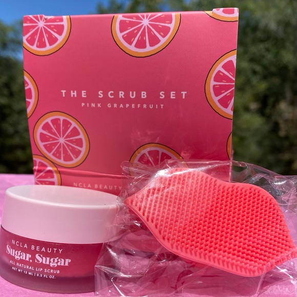 🆕 NCLA | The Scrub Set in Sugar Sugar - Pink Grapefruit. - Picture 1 of 8
